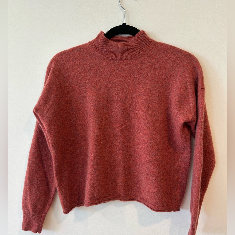 Madewell Cashmere Mockneck Sweater